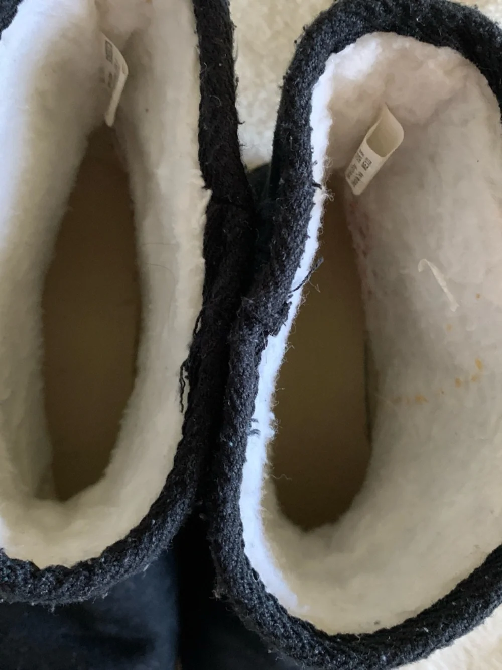 Black Short Shearling-Lined Ankle Boots for Women